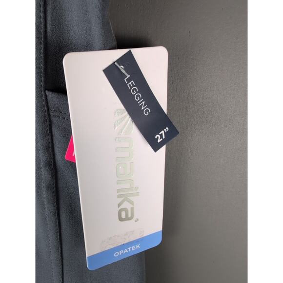 Marika Women’s Leggings Size M Gray 27” Opatek Squat-Proof with Phone Pocket NWT - Picture 8 of 8
